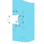 Balama perete-sticla- pentru cabine dus