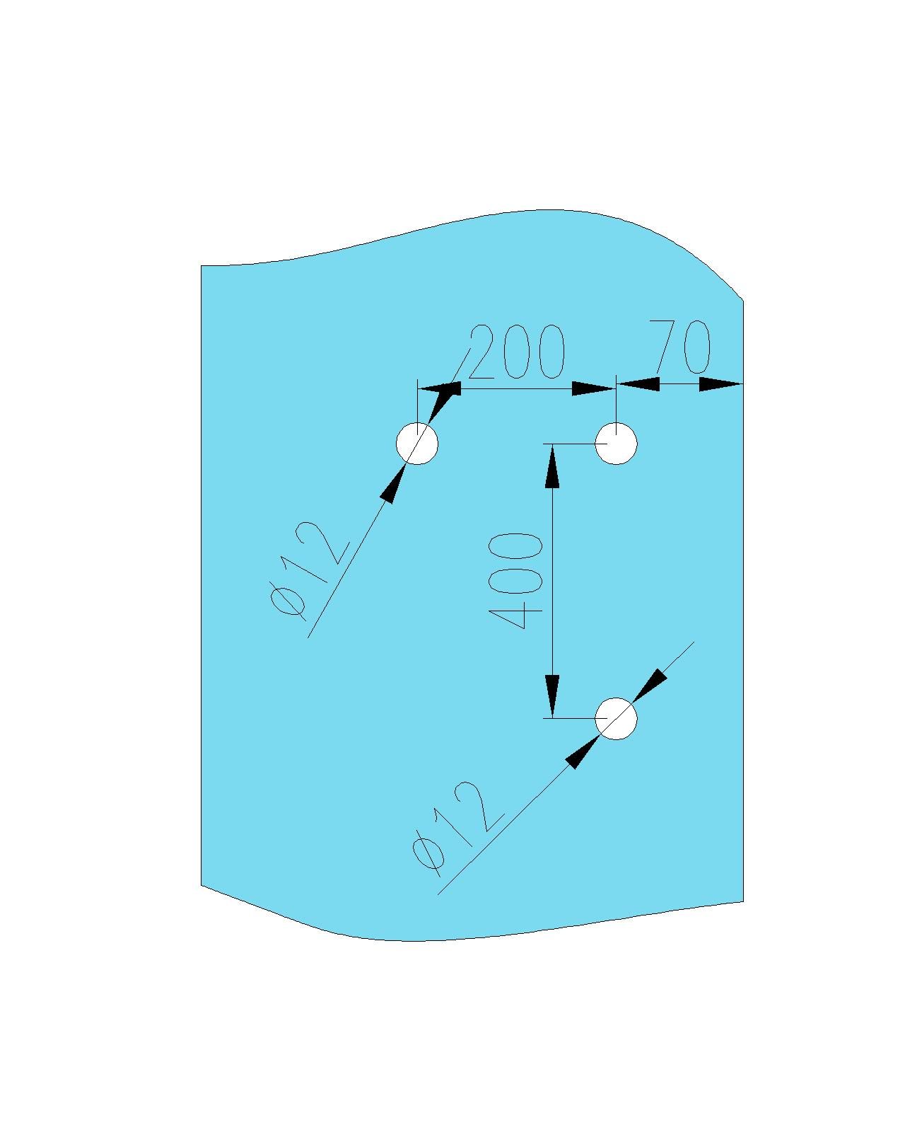 S808A – Mâner port-prosop bară rotundă sticlă 8–10 mm | Abra Glass
