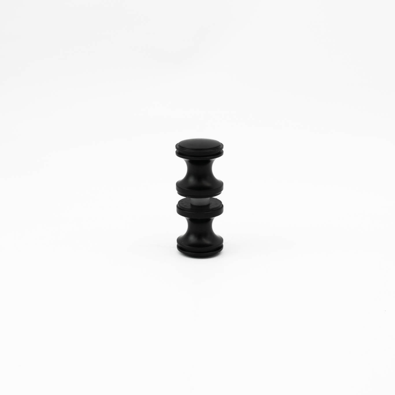 s816, buton tragator inox, maner buton sticla, buton usa sticla, tragator sticla negru, inox satinat lucios, feronerie sticla, usa glisanta 8-10 mm, abra glass