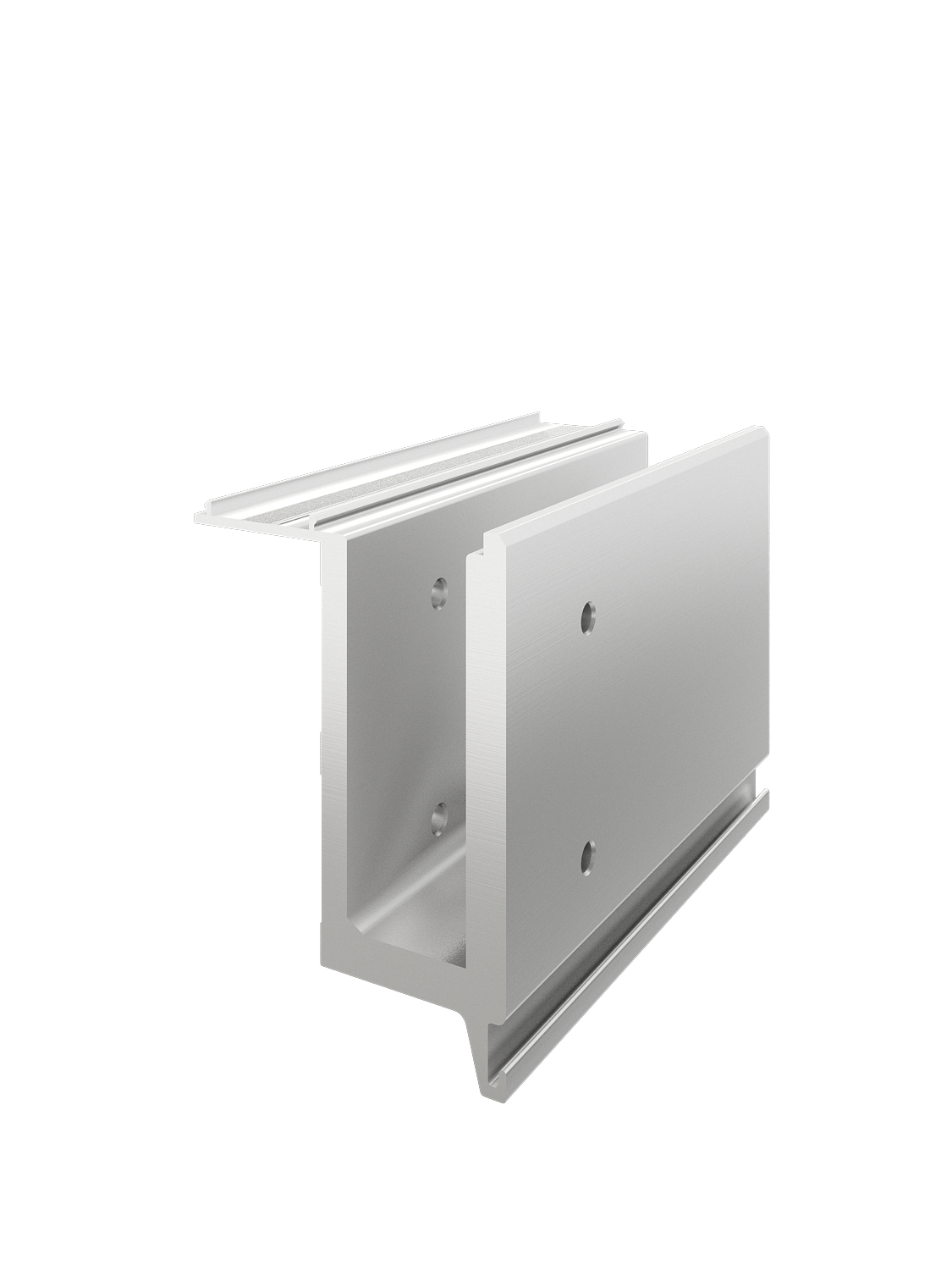 Profil suport lateral balustradă sticlă M200-02 cu accesorii incluse. Aluminiu eloxat, montaj sigur, livrare rapidă din stoc.