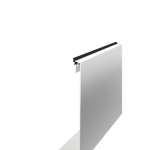 Capac ornamental lateral M200-60 | Balustradă sticlă aluminiu 4 ml