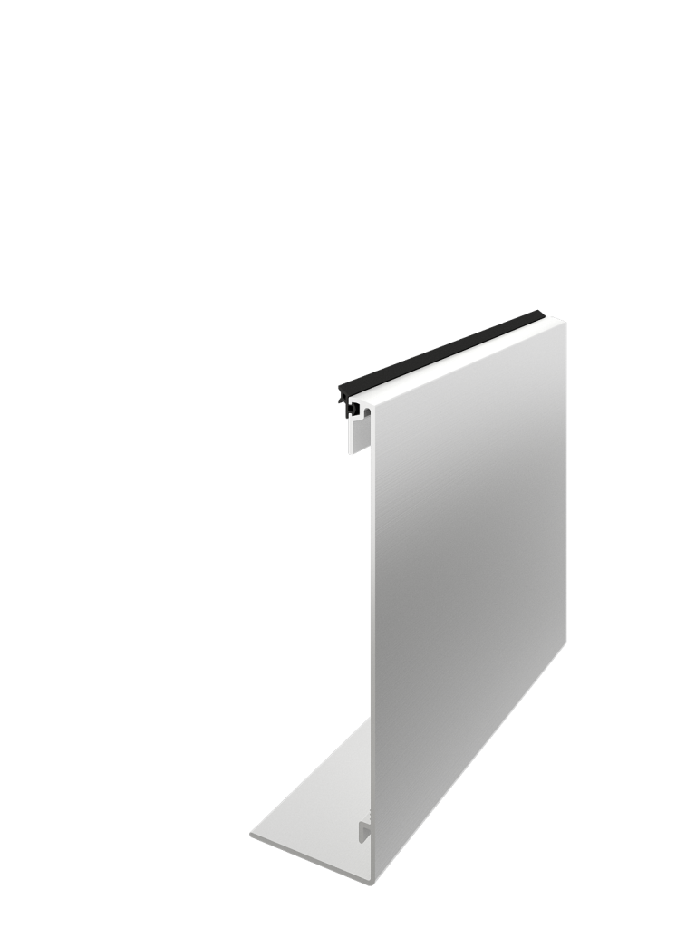 Capac ornamental lateral M200-60 | Balustradă sticlă aluminiu 4 ml