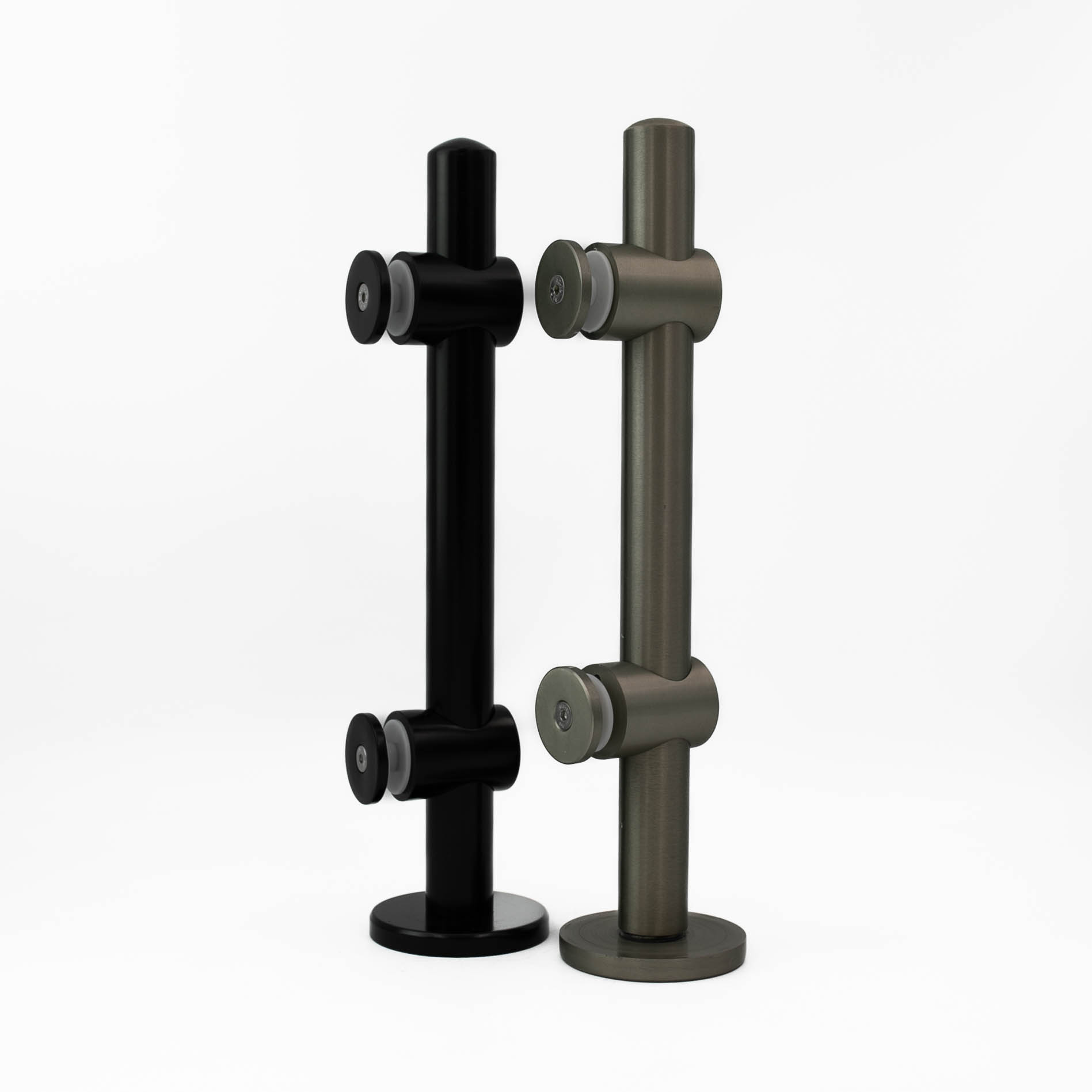 Spigot balustradă sticlă Ø30×350 mm pentru sticlă 10–16 mm | Aluminiu eloxat M700-05